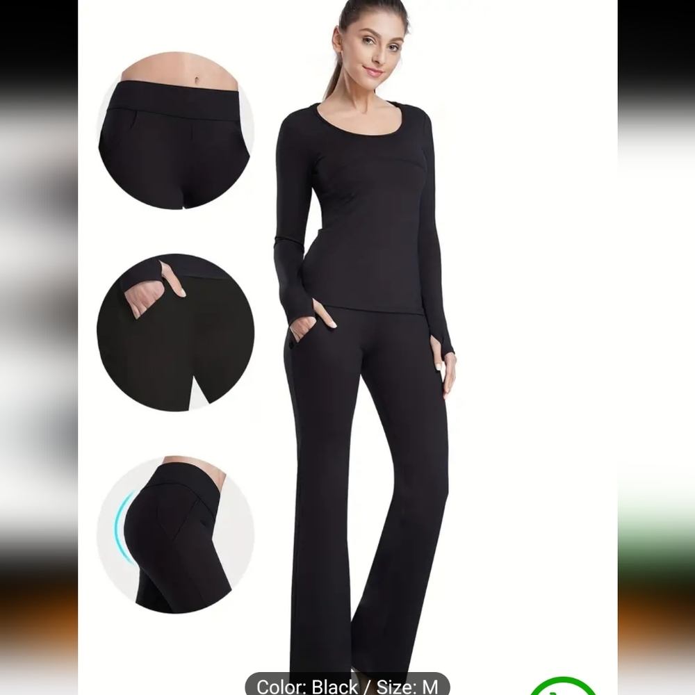 Yoga Sports Flare Pants - Picture 5 of 7